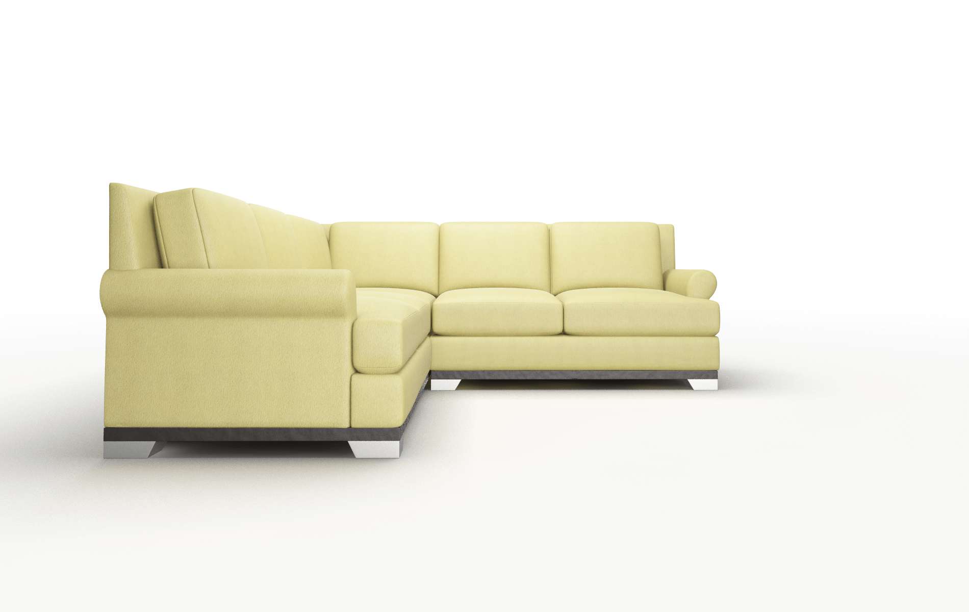 Newyork Bella Apple Sectional espresso legs 2