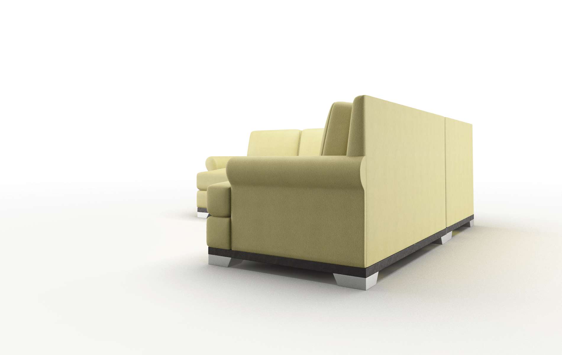 Newyork Bella Apple Sectional espresso legs 4