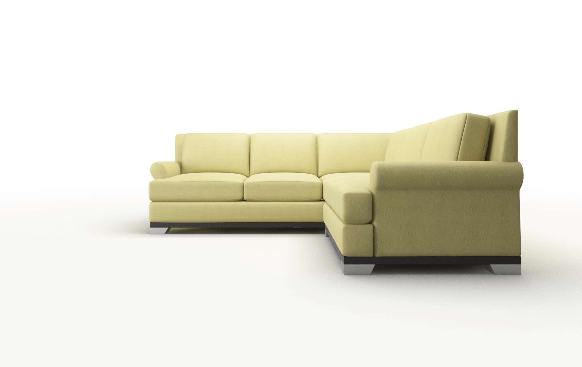 Newyork Bella Apple Sectional espresso legs 5