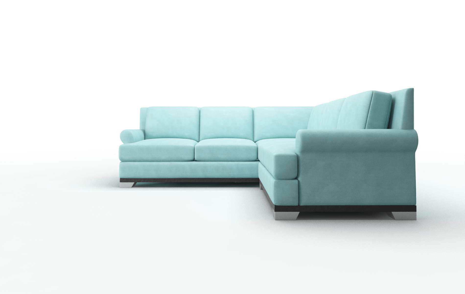 Newyork Bella Caribbean Sectional espresso legs 5