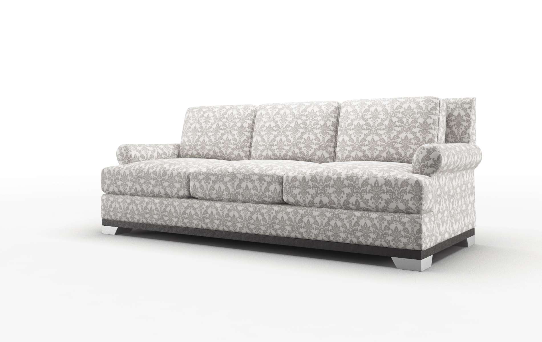 Newyork Bergamo Dove Sofa espresso legs 4