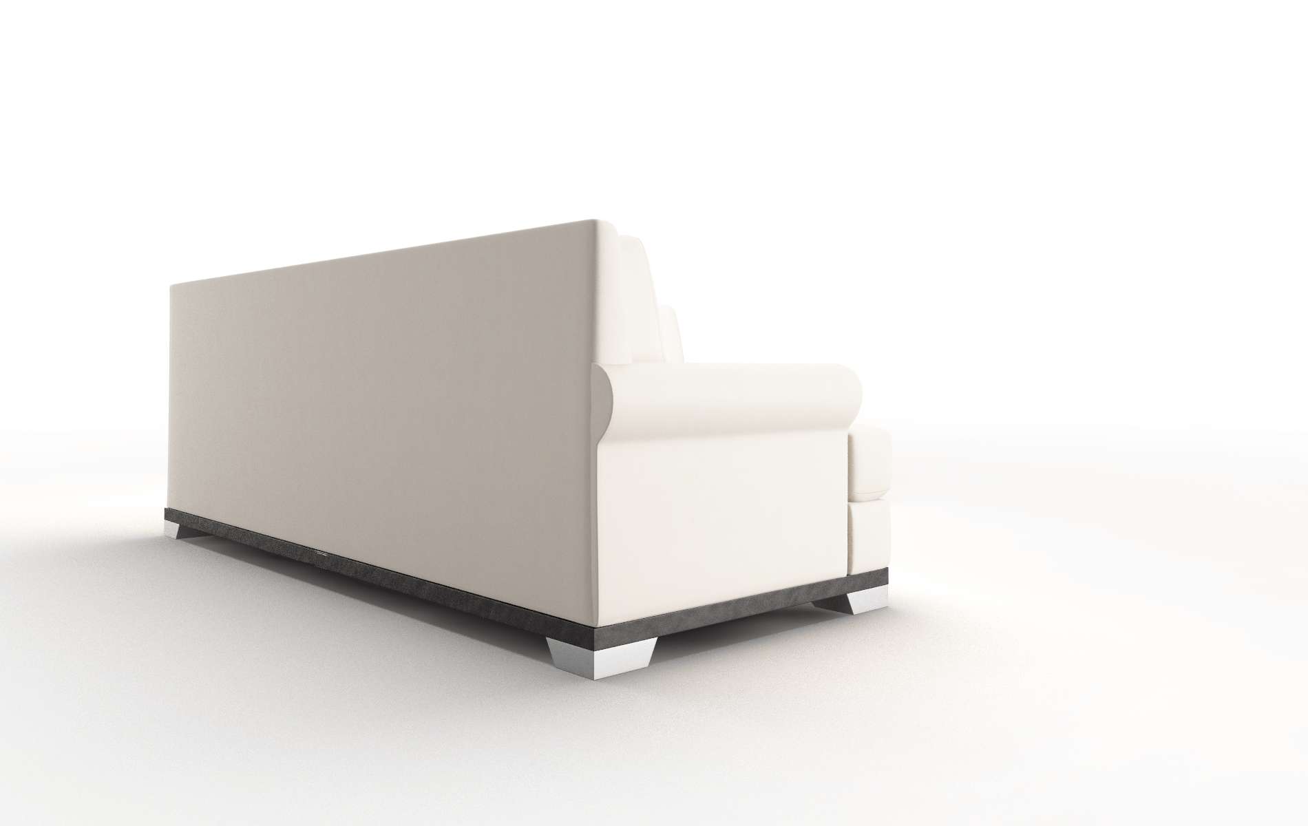 Newyork Blanche Milky Sectional espresso legs 3