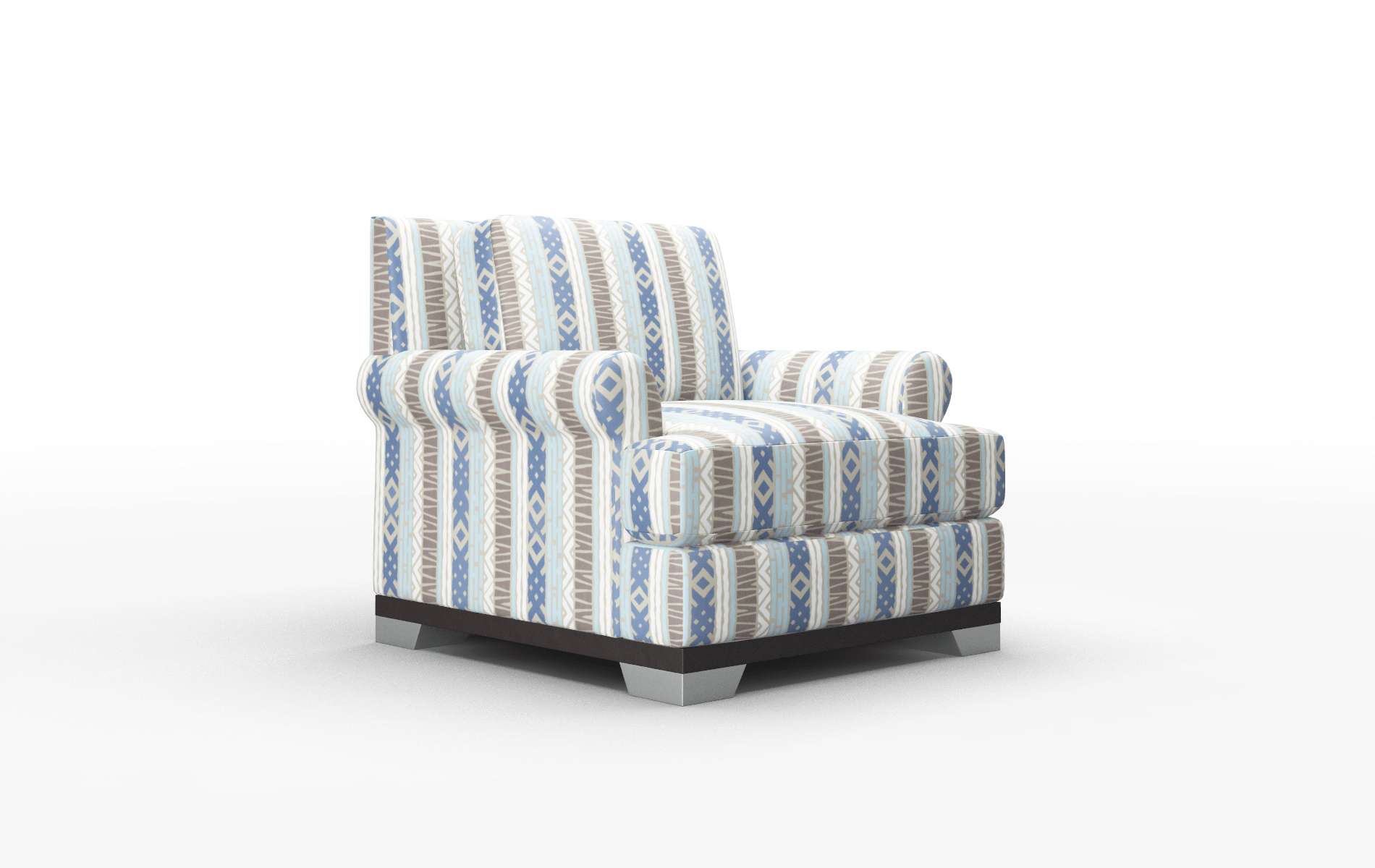 Newyork Bodhi Indigo Chair espresso legs 2