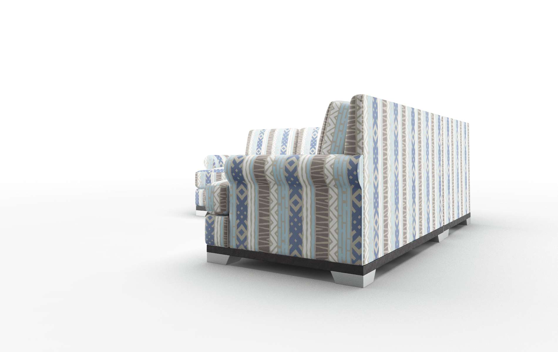 Newyork Bodhi Indigo Sectional espresso legs 4