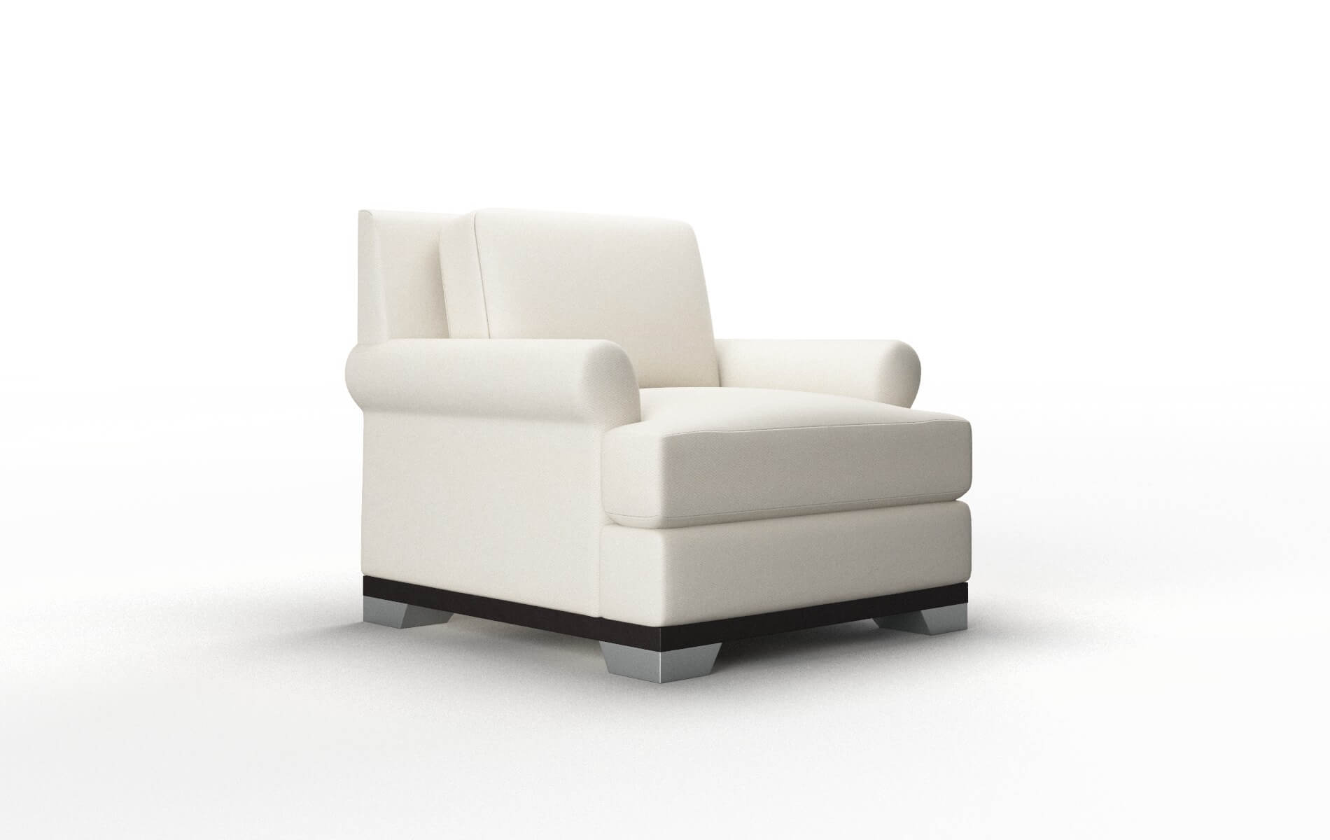Newyork Bungalow Ivory Chair espresso legs 2