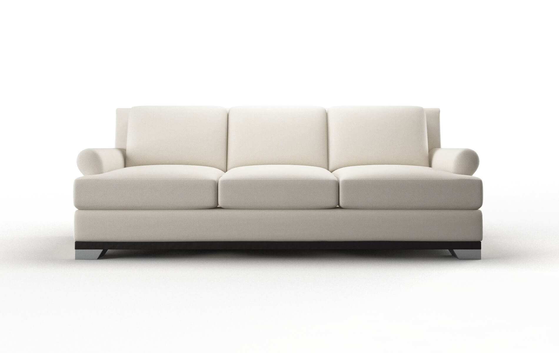 Newyork Bungalow Ivory Sofa espresso legs 1