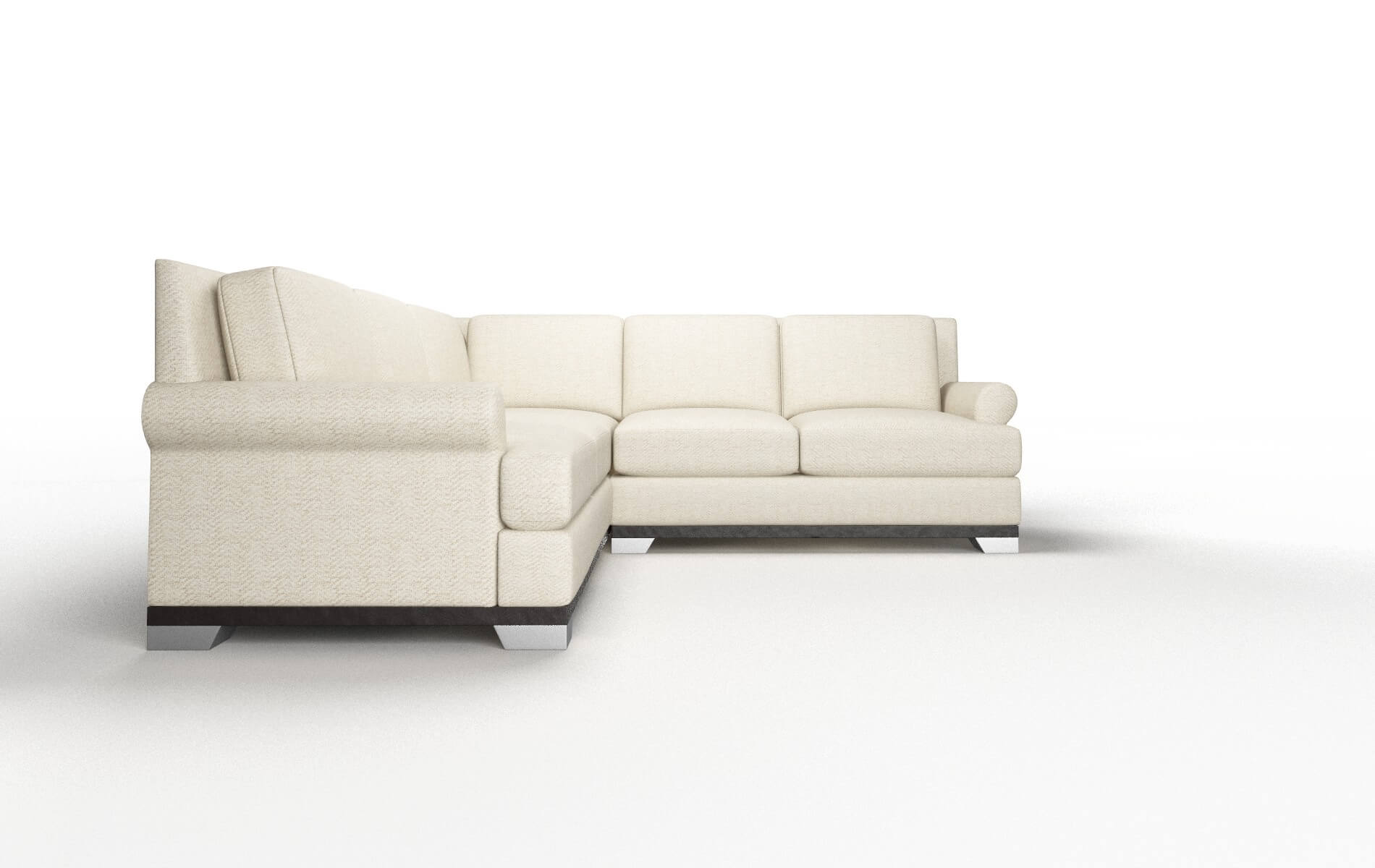 Newyork Catalina Wheat Sectional espresso legs 2