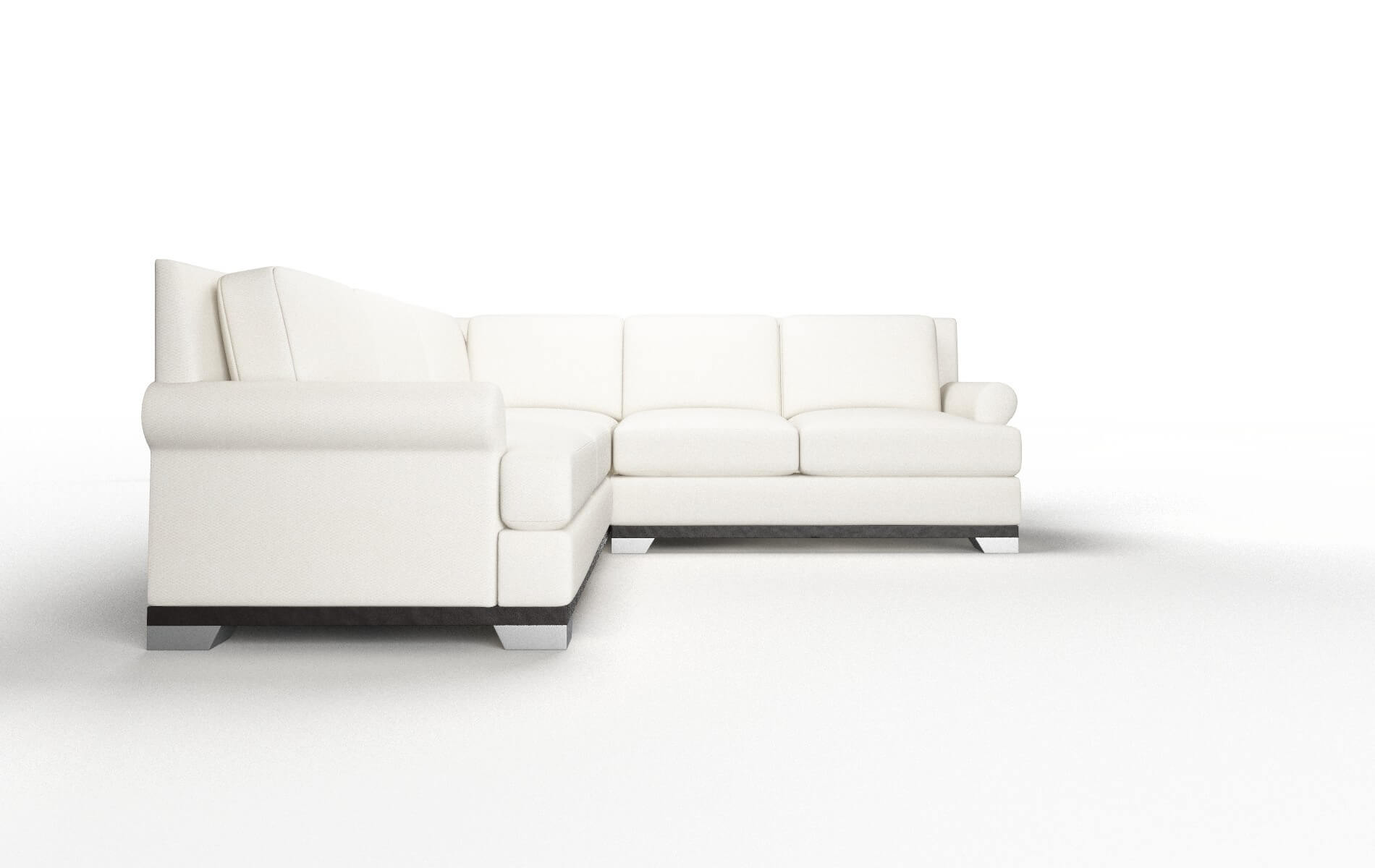 Newyork Chance Bone Sectional espresso legs 2