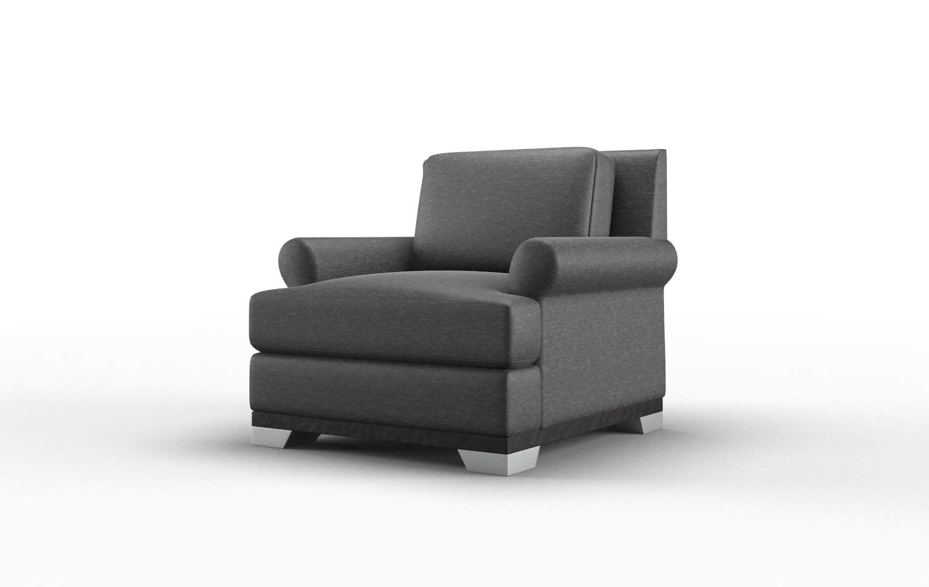 Newyork Chance Denim Chair espresso legs 4