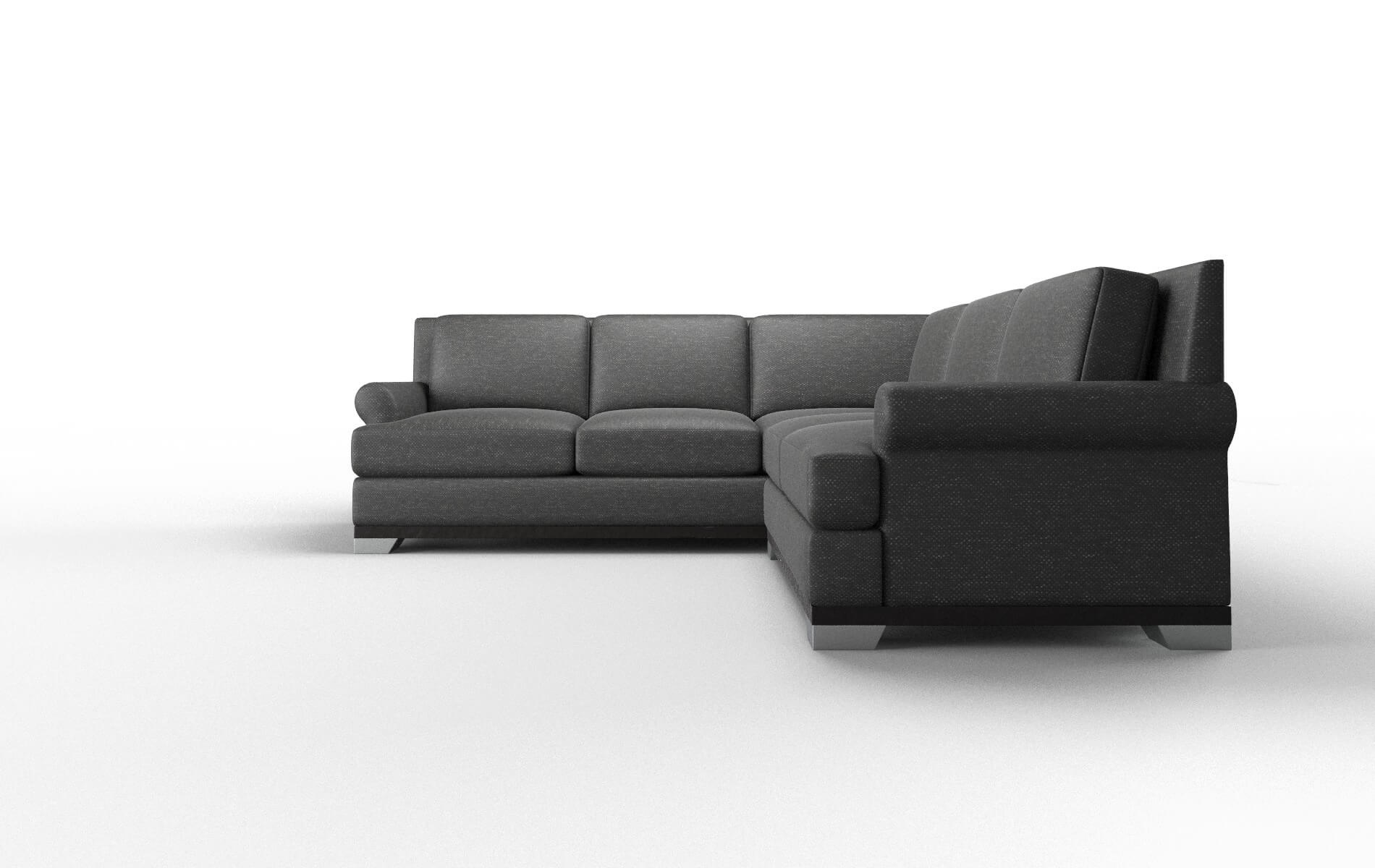 Newyork Chance Denim Sectional espresso legs 5