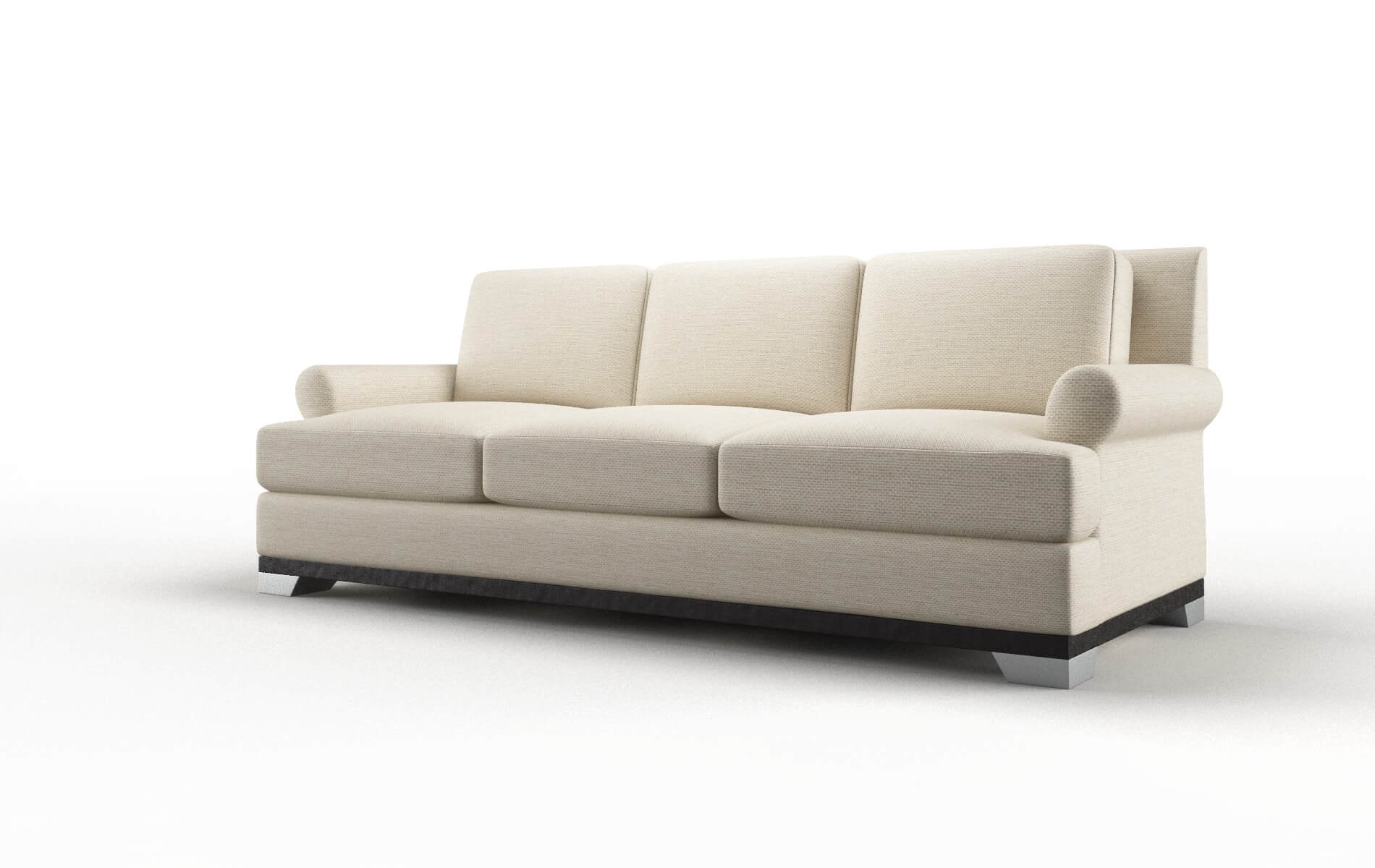 Newyork Chance Sand Sofa espresso legs 4