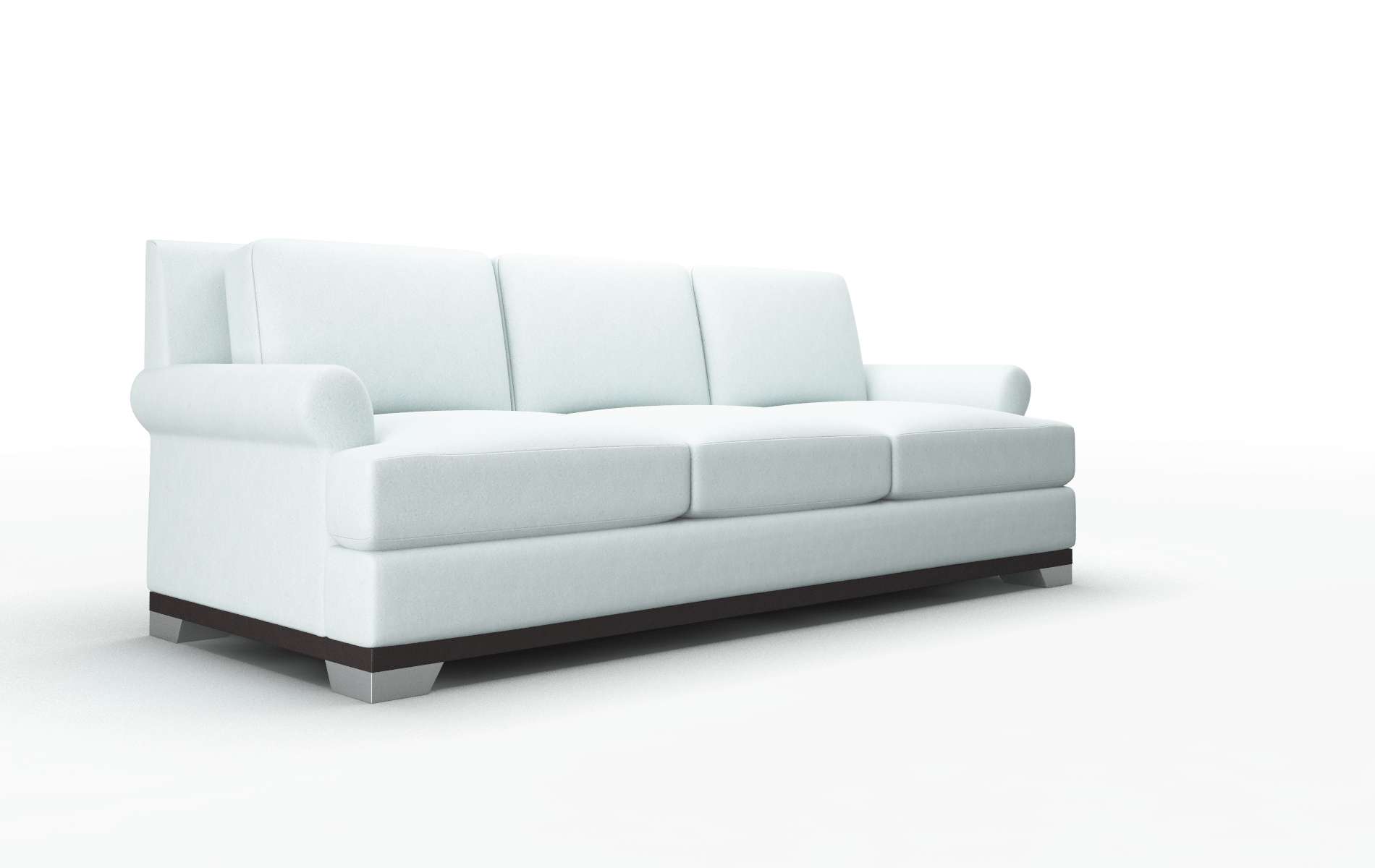 Newyork Clyde Cornflower Sofa espresso legs 2