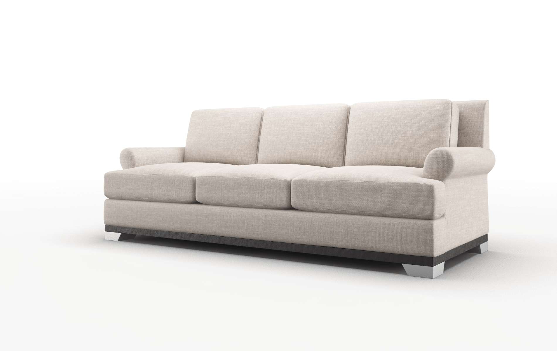 Newyork Clyde Dolphin Sofa espresso legs 4