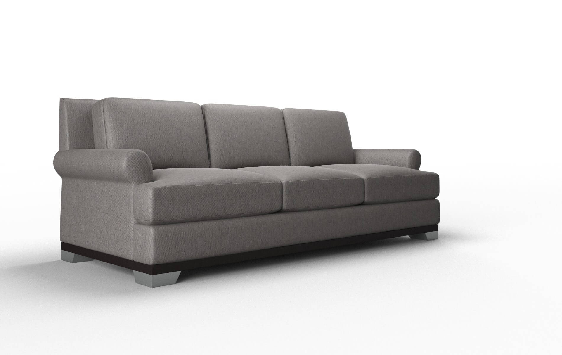 Newyork Cosmo Charcoal Sofa espresso legs 2