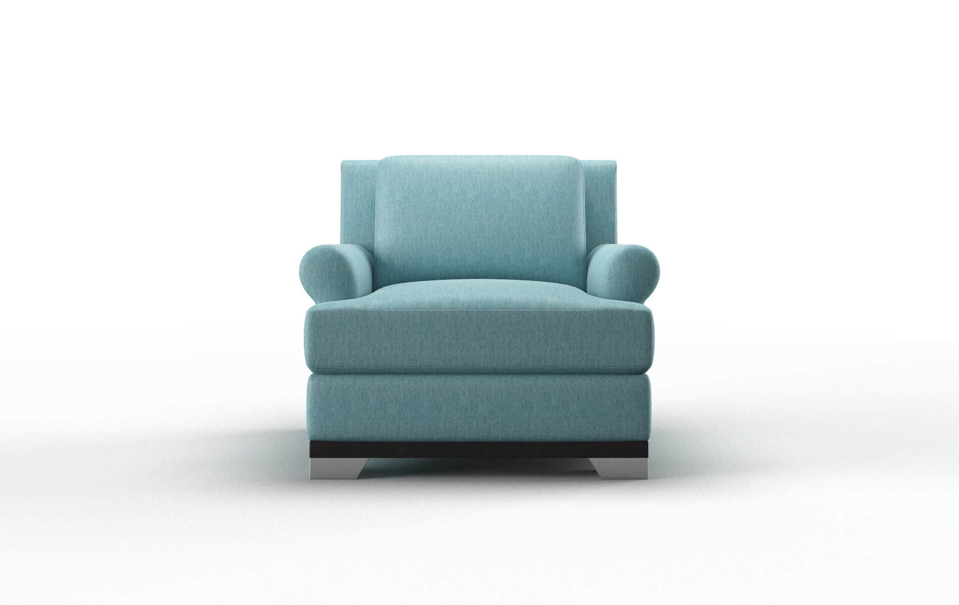 Newyork Cosmo Turquoise chair espresso legs