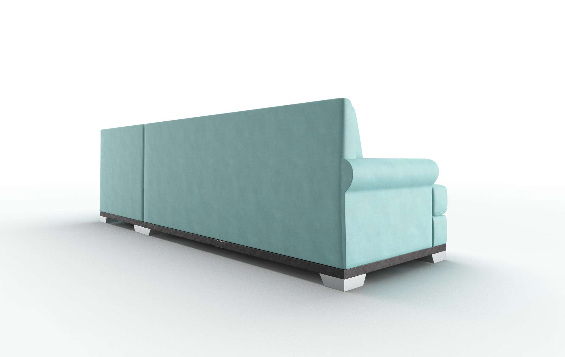 Newyork Curious Turquoise Panel espresso legs 5