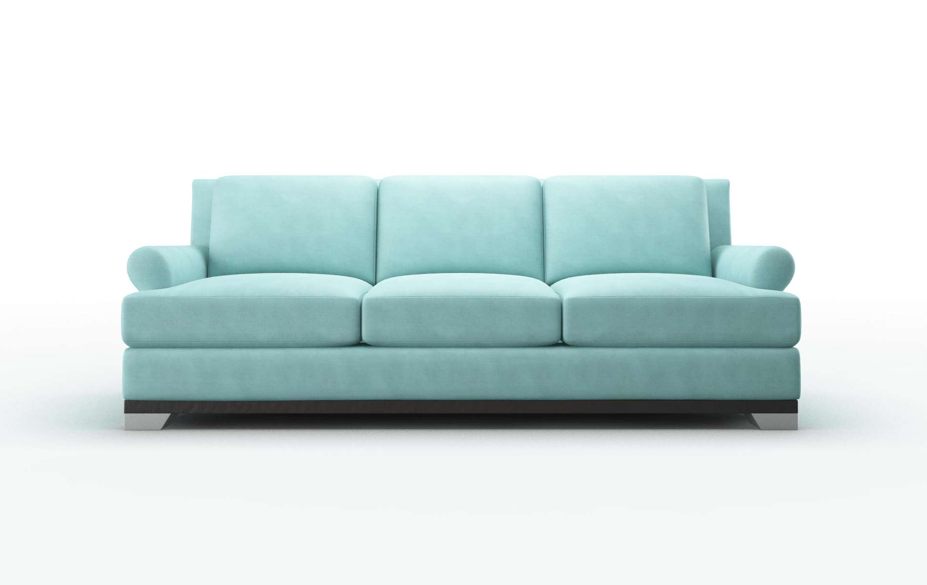 Newyork Curious turquoise Sofa Espresso Legs  1