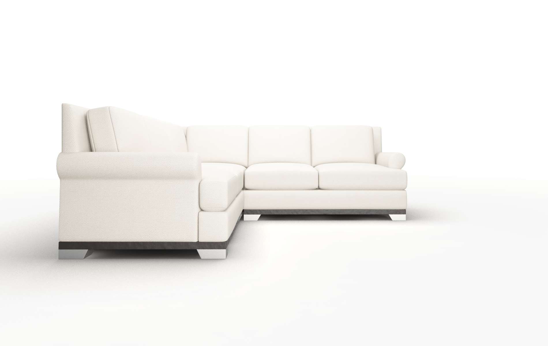 Newyork Dawson Sand Sectional espresso legs 2