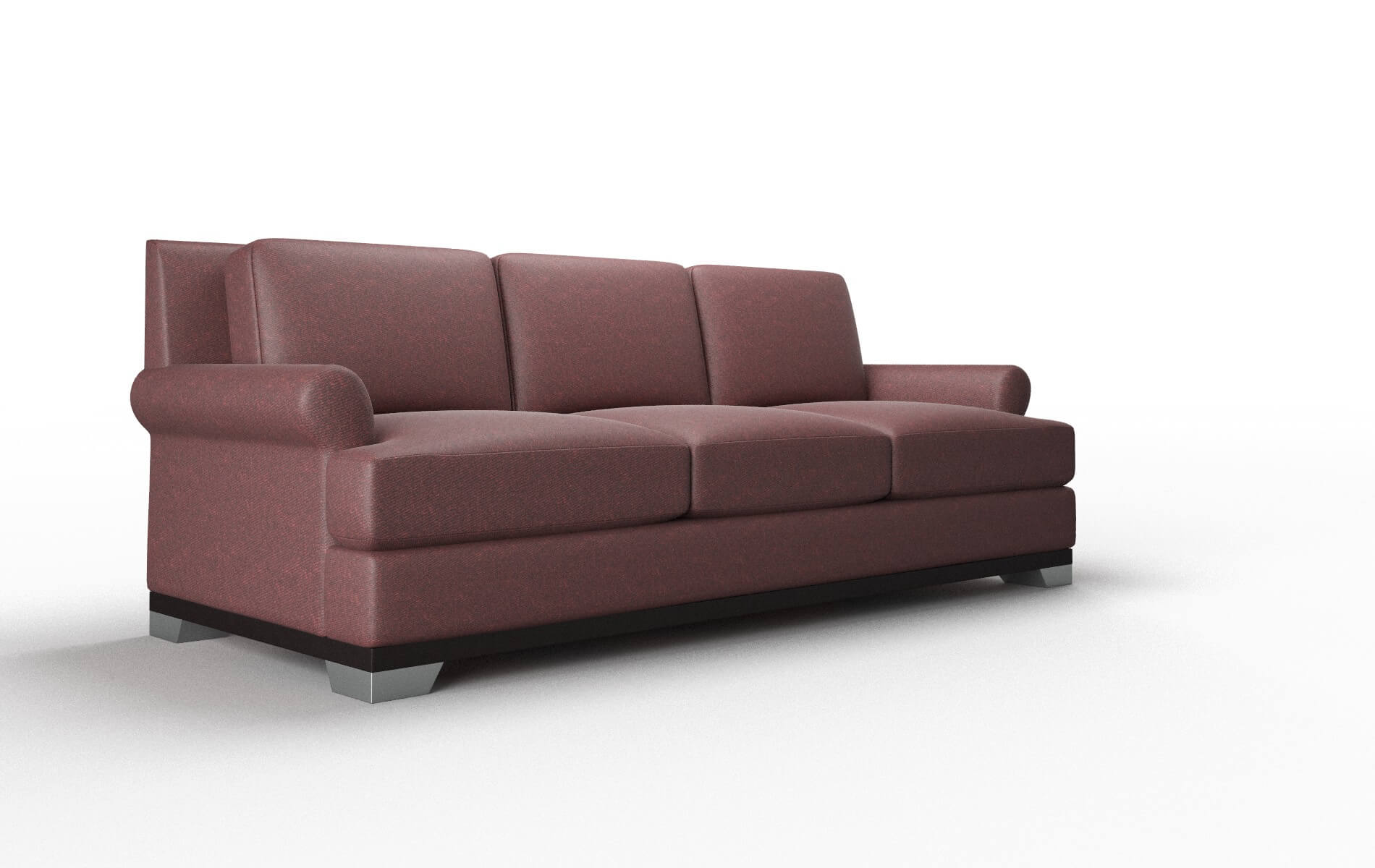 Newyork Derby Berry Sofa espresso legs 2