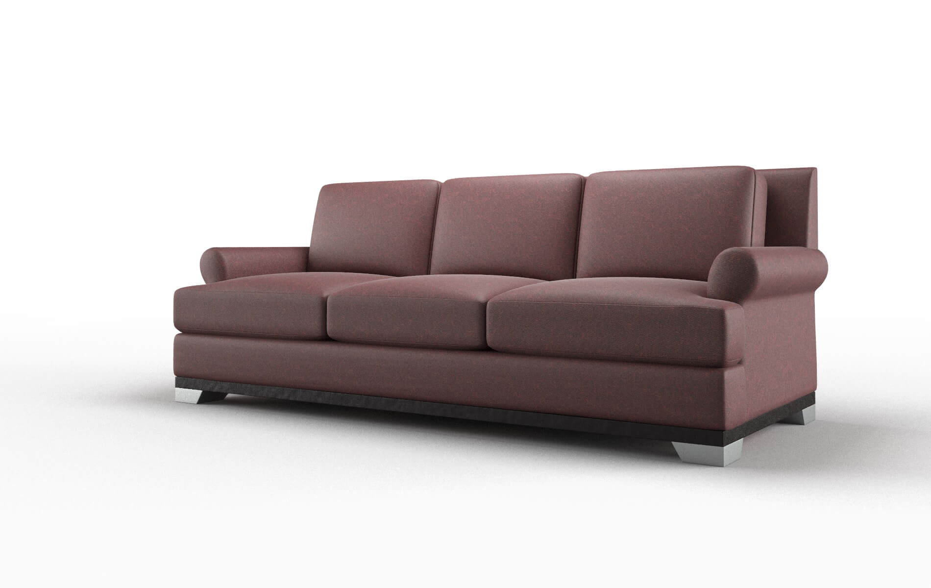 Newyork Derby Berry Sofa espresso legs 4