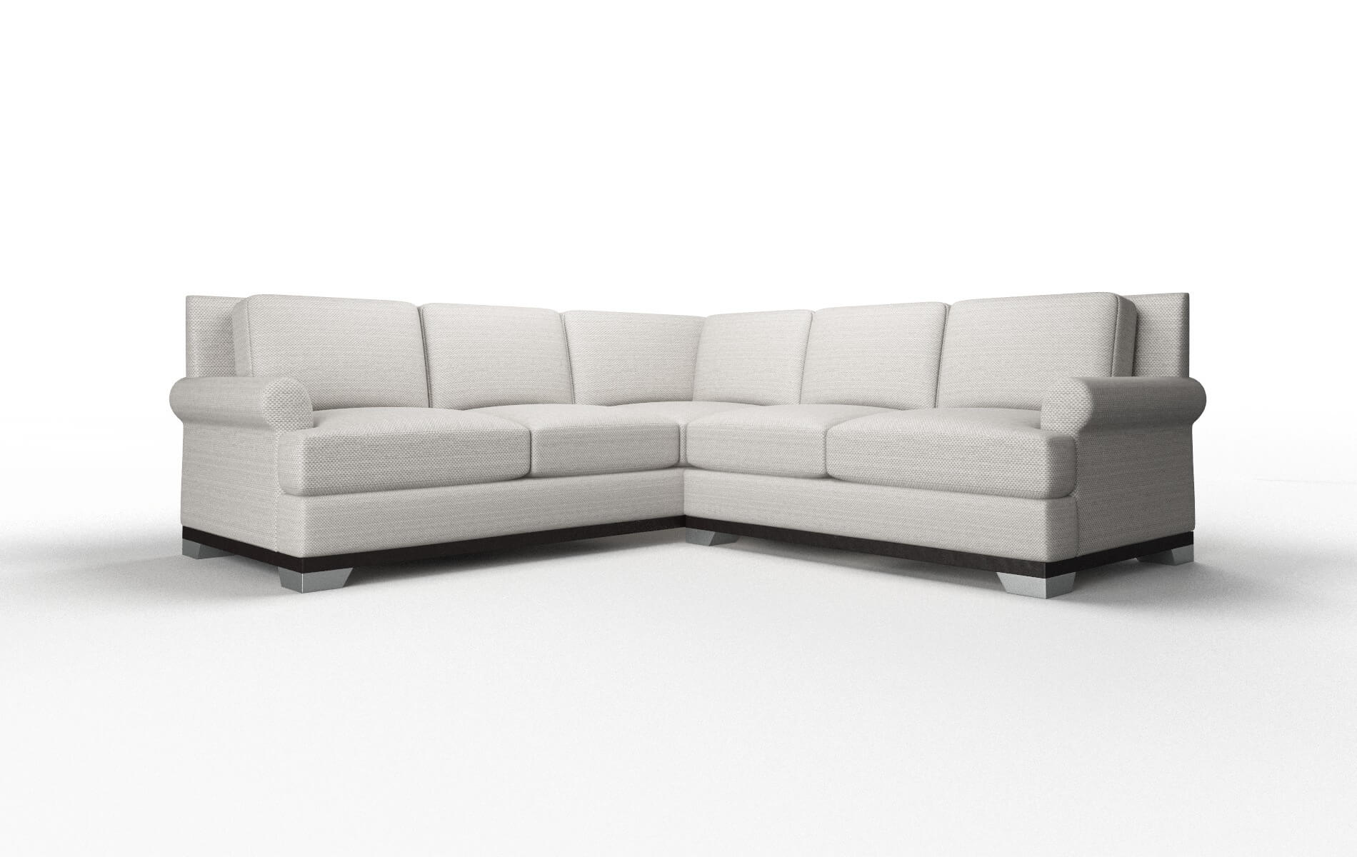 Newyork Derby Grey Sectional espresso legs 1