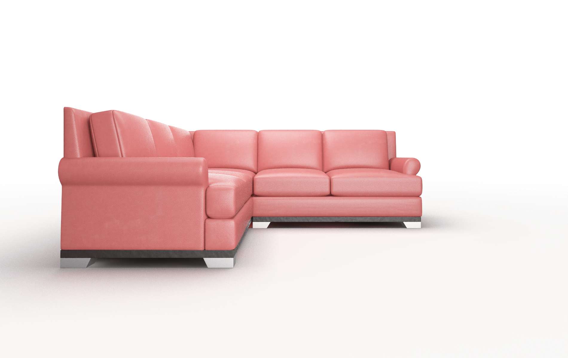 Newyork Dillion Cordovan Sectional espresso legs 2