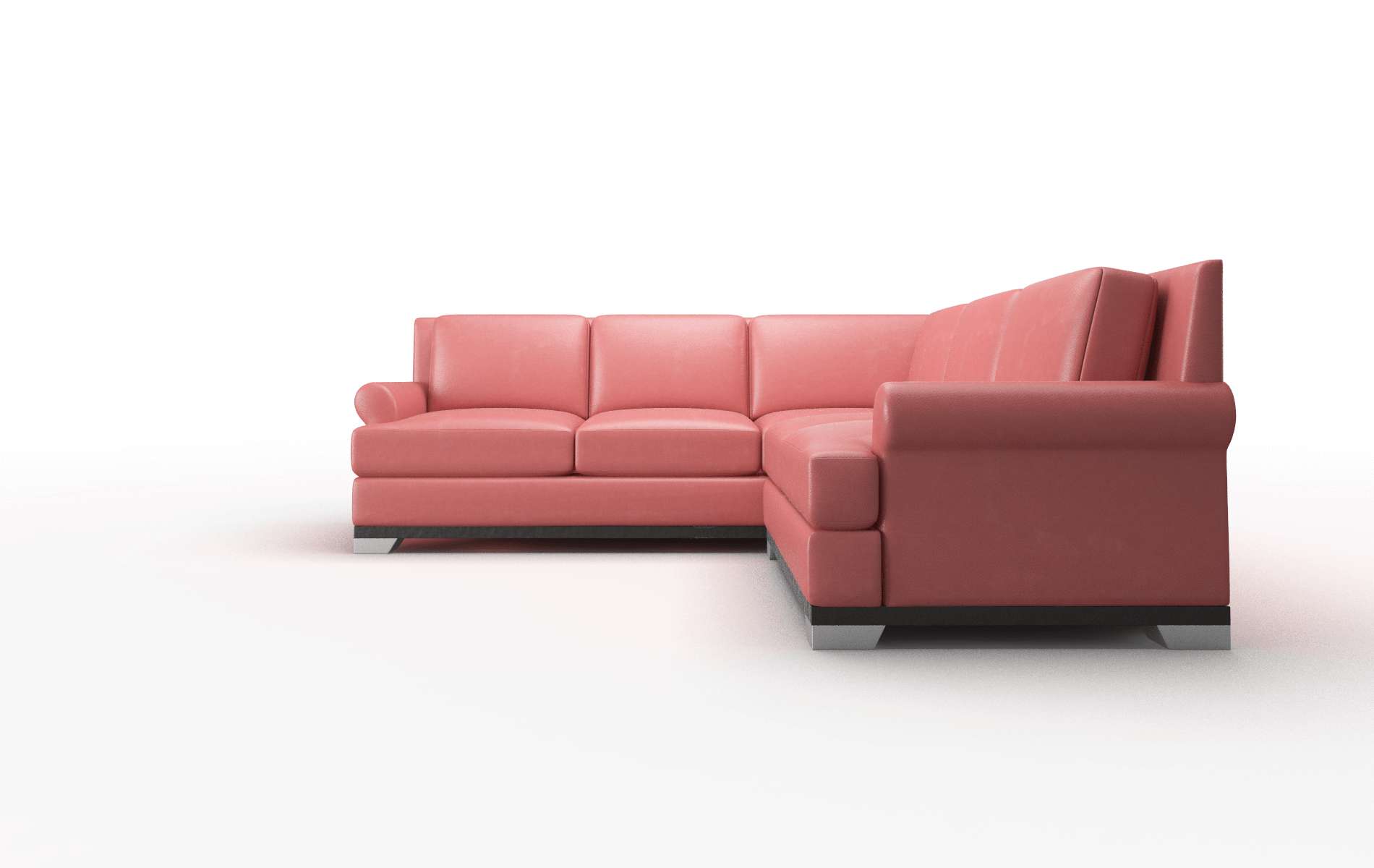 Newyork Dillion Cordovan Sectional espresso legs 5