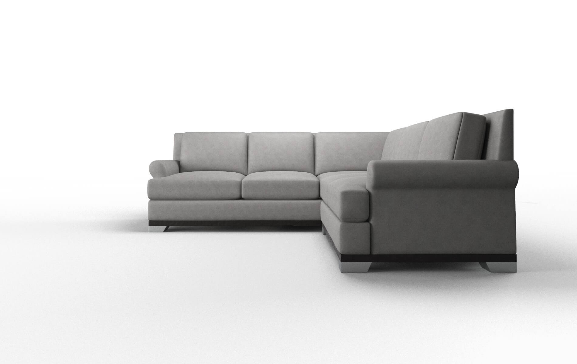 Newyork Dream_d Charcoal Sectional espresso legs 5
