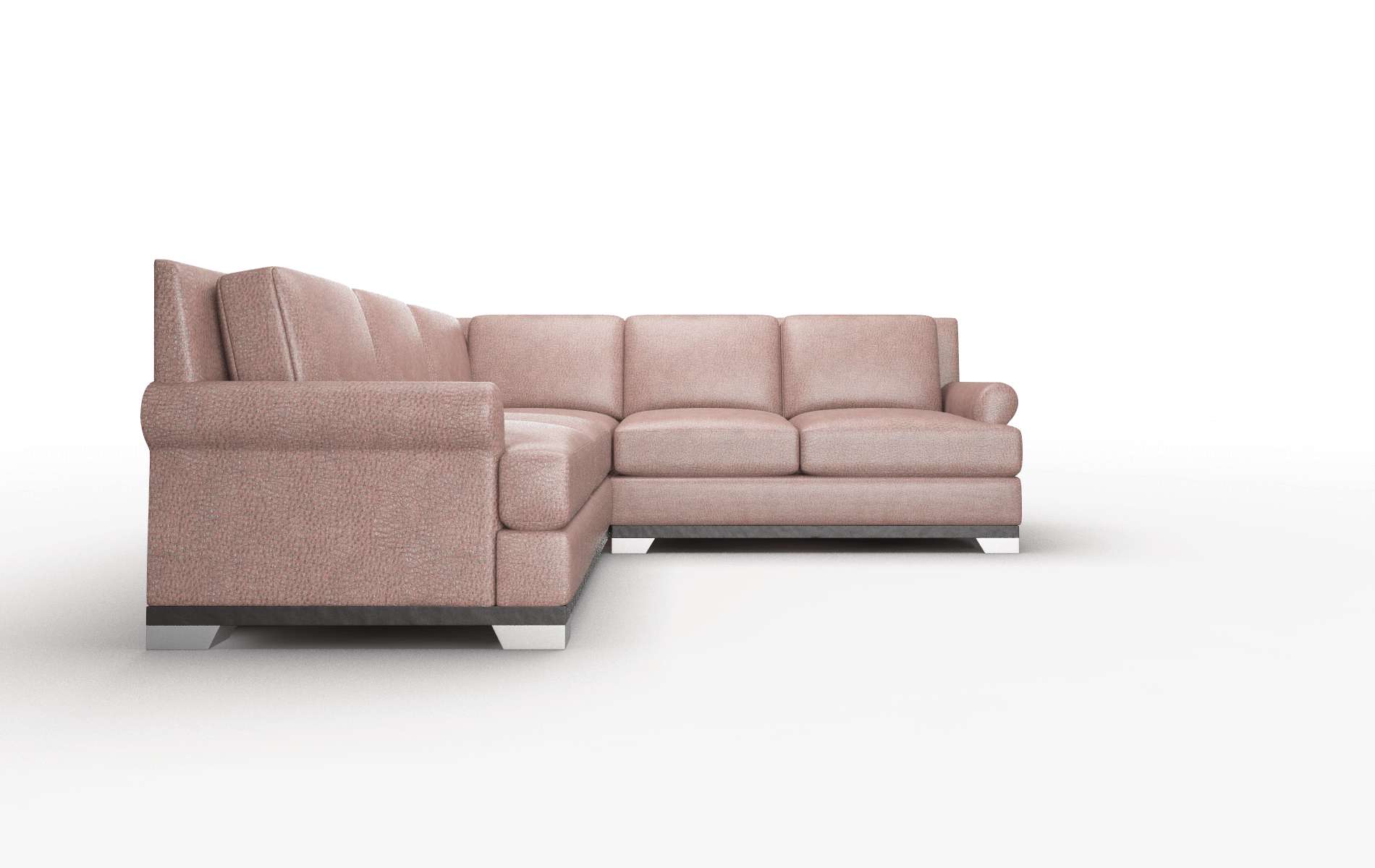 Newyork Ford Brown Sectional espresso legs 2