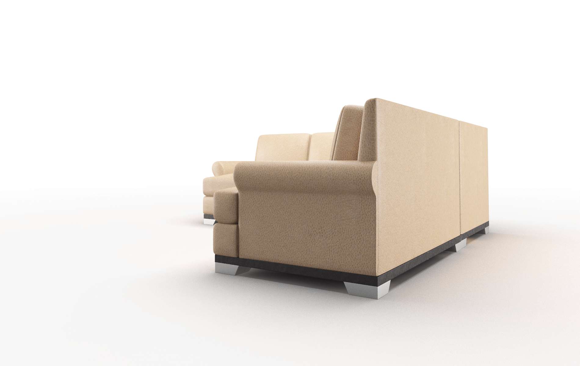 Newyork Ford Dune Sectional espresso legs 4