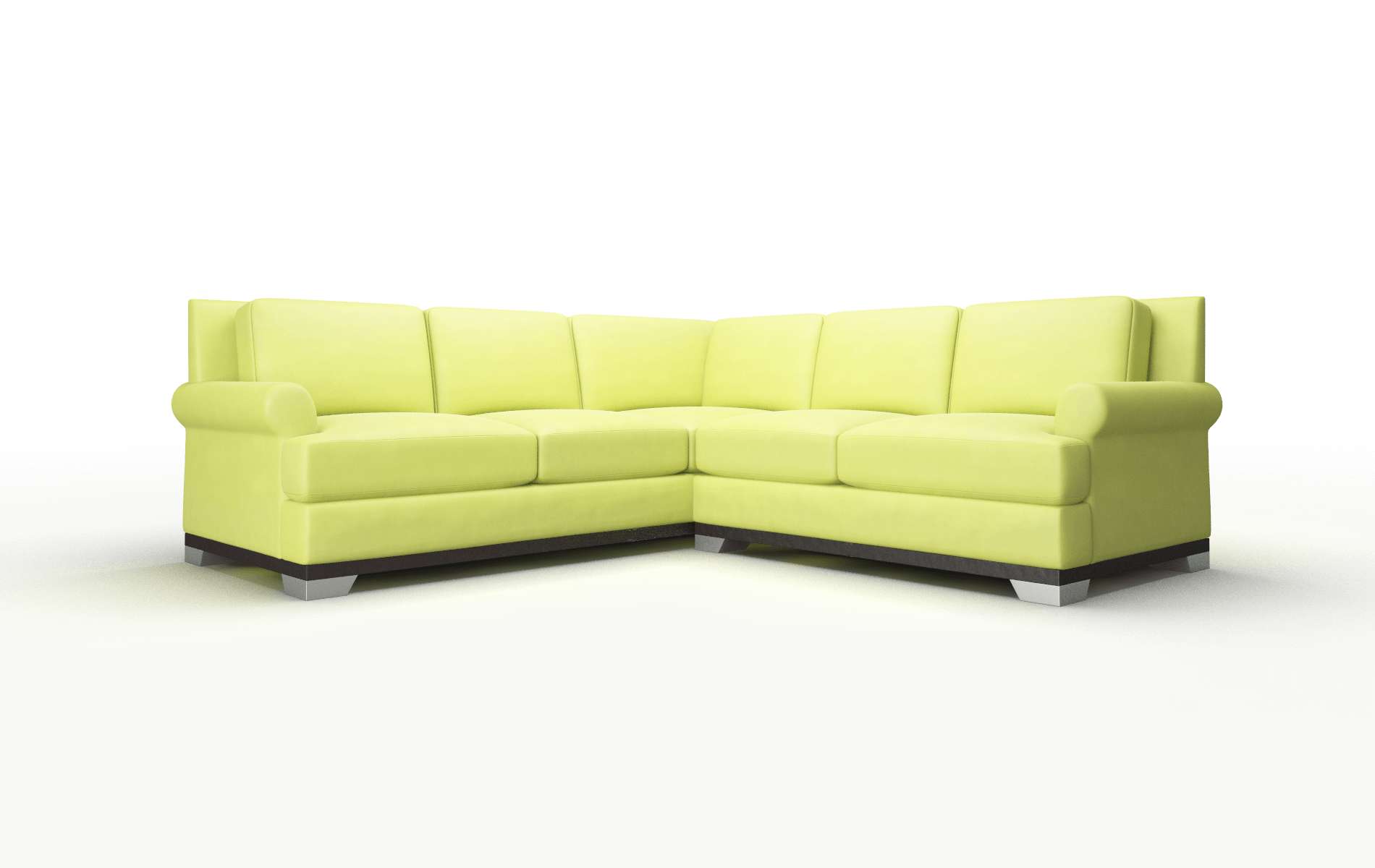 Newyork Hathaway Apple Sectional espresso legs 1