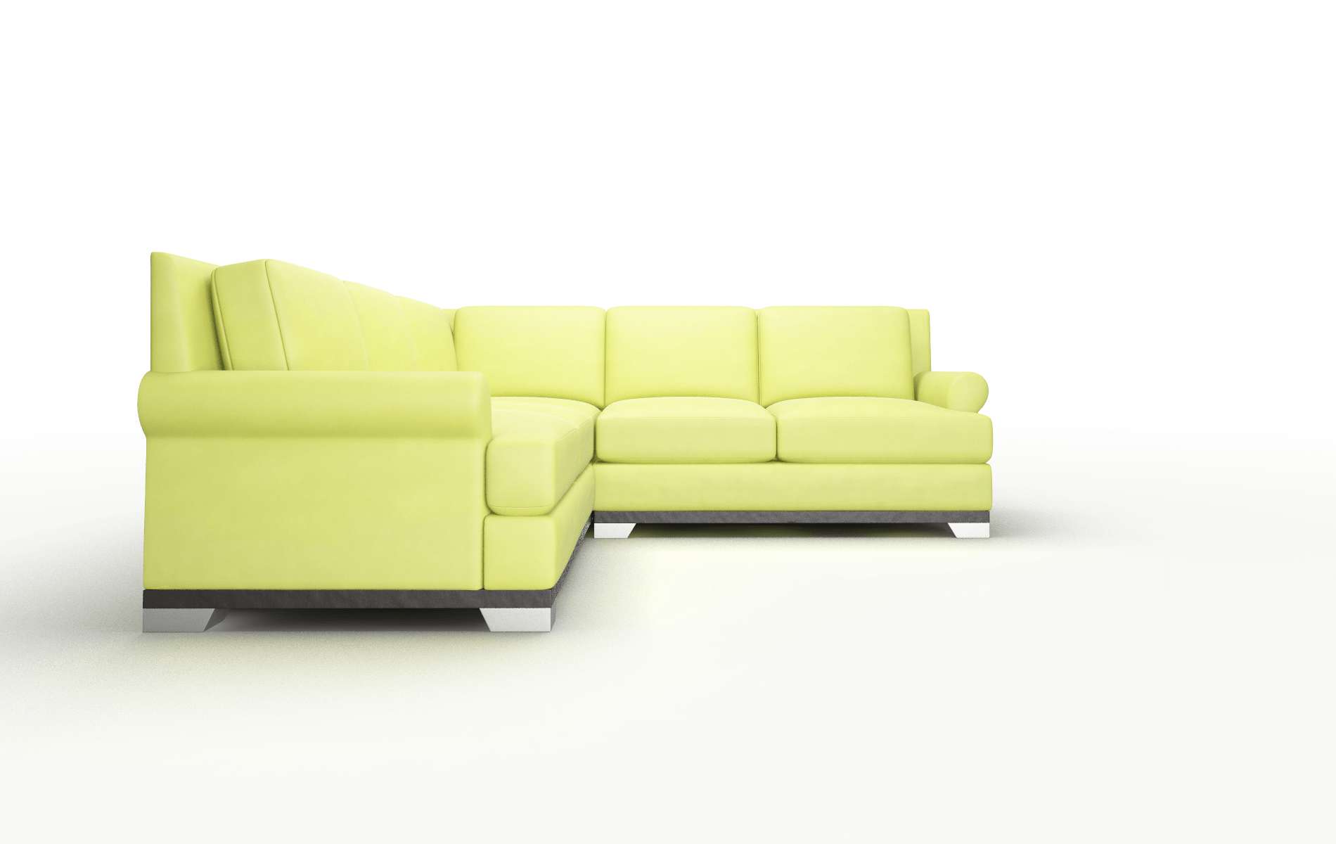 Newyork Hathaway Apple Sectional espresso legs 2