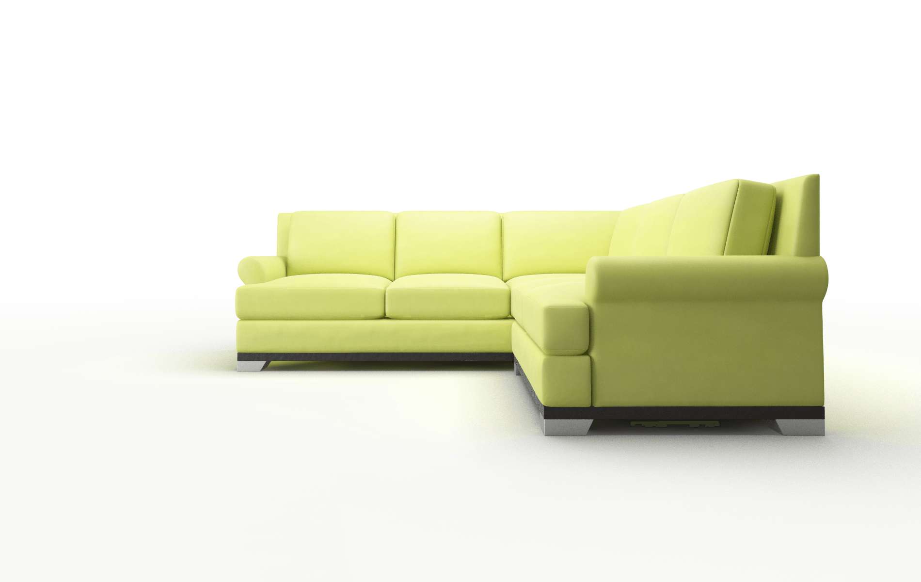 Newyork Hathaway Apple Sectional espresso legs 5