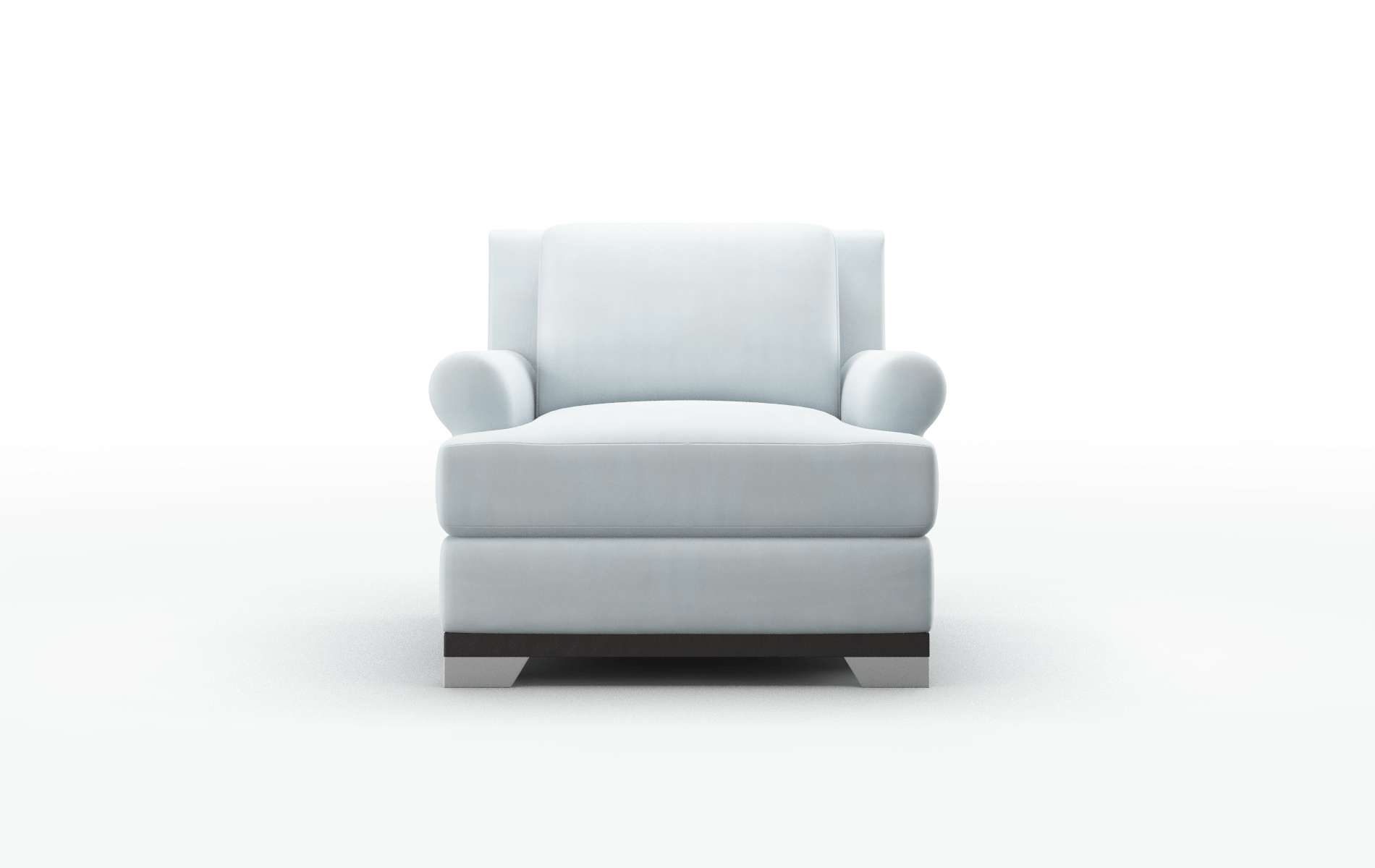 Newyork Hathaway Aqua Chair espresso legs 1