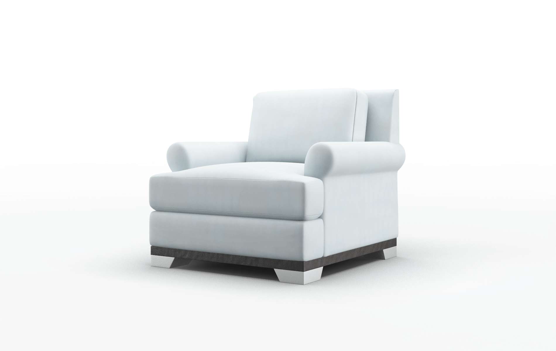 Newyork Hathaway Aqua Chair espresso legs 4