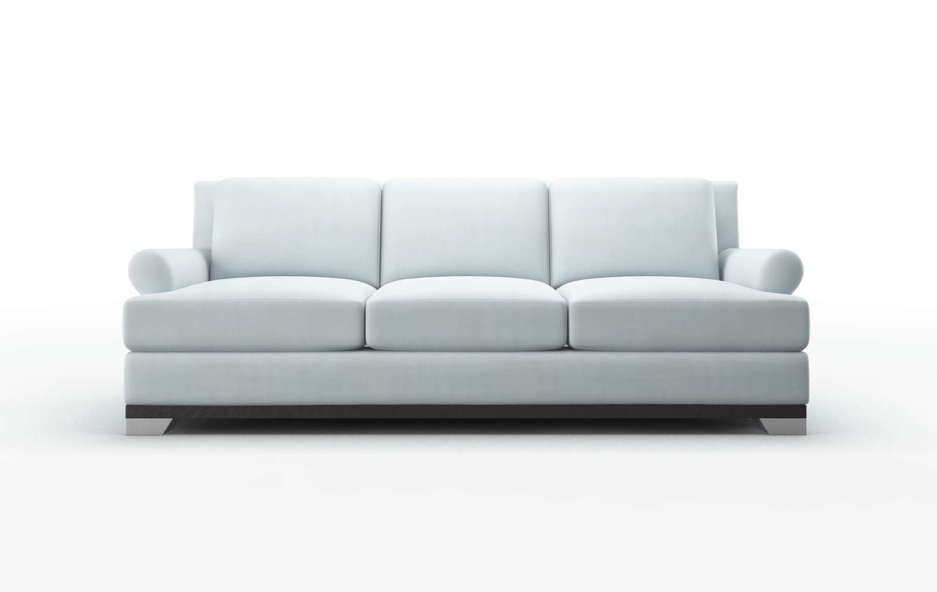Newyork Hathaway Aqua Sofa espresso legs 1