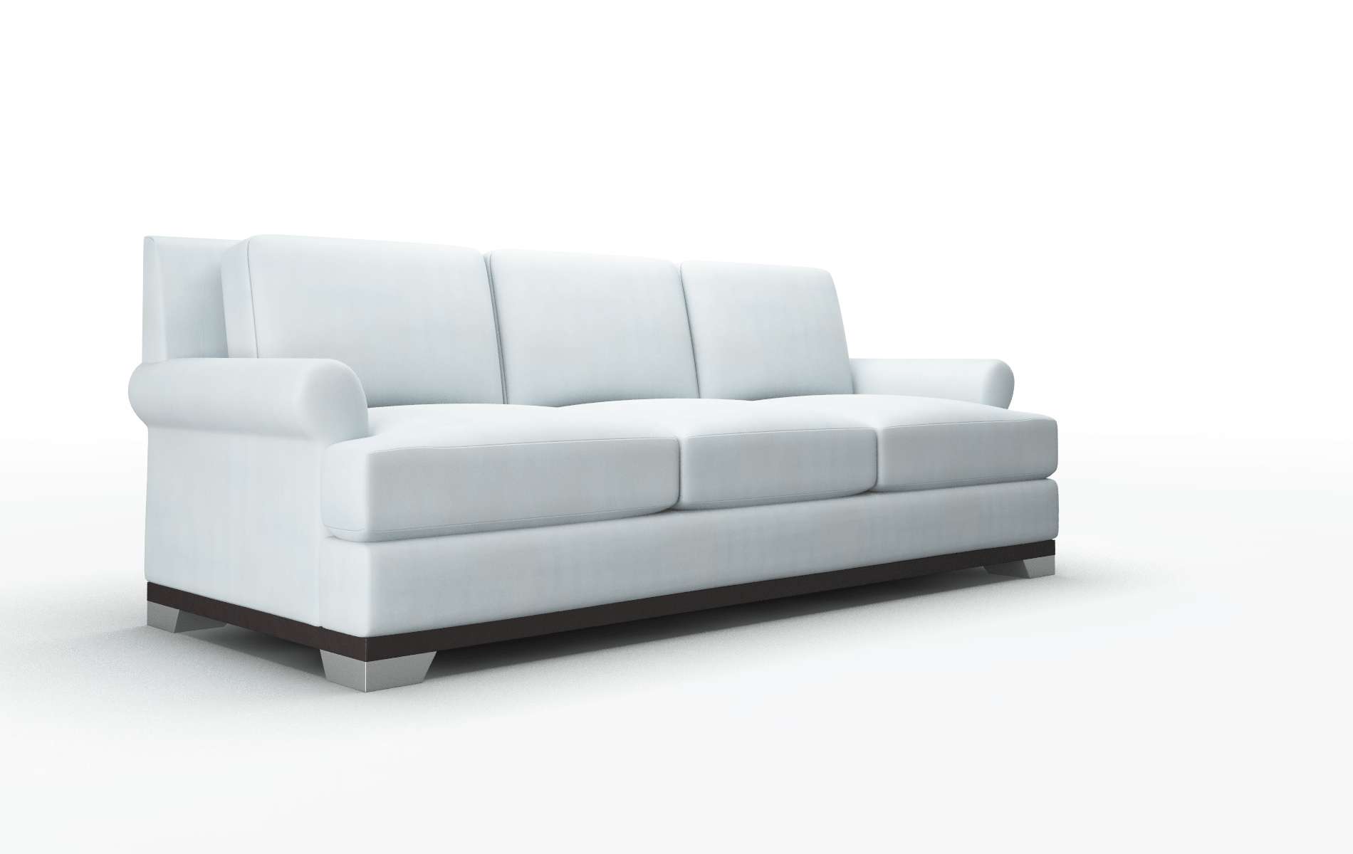 Newyork Hathaway Aqua Sofa espresso legs 2