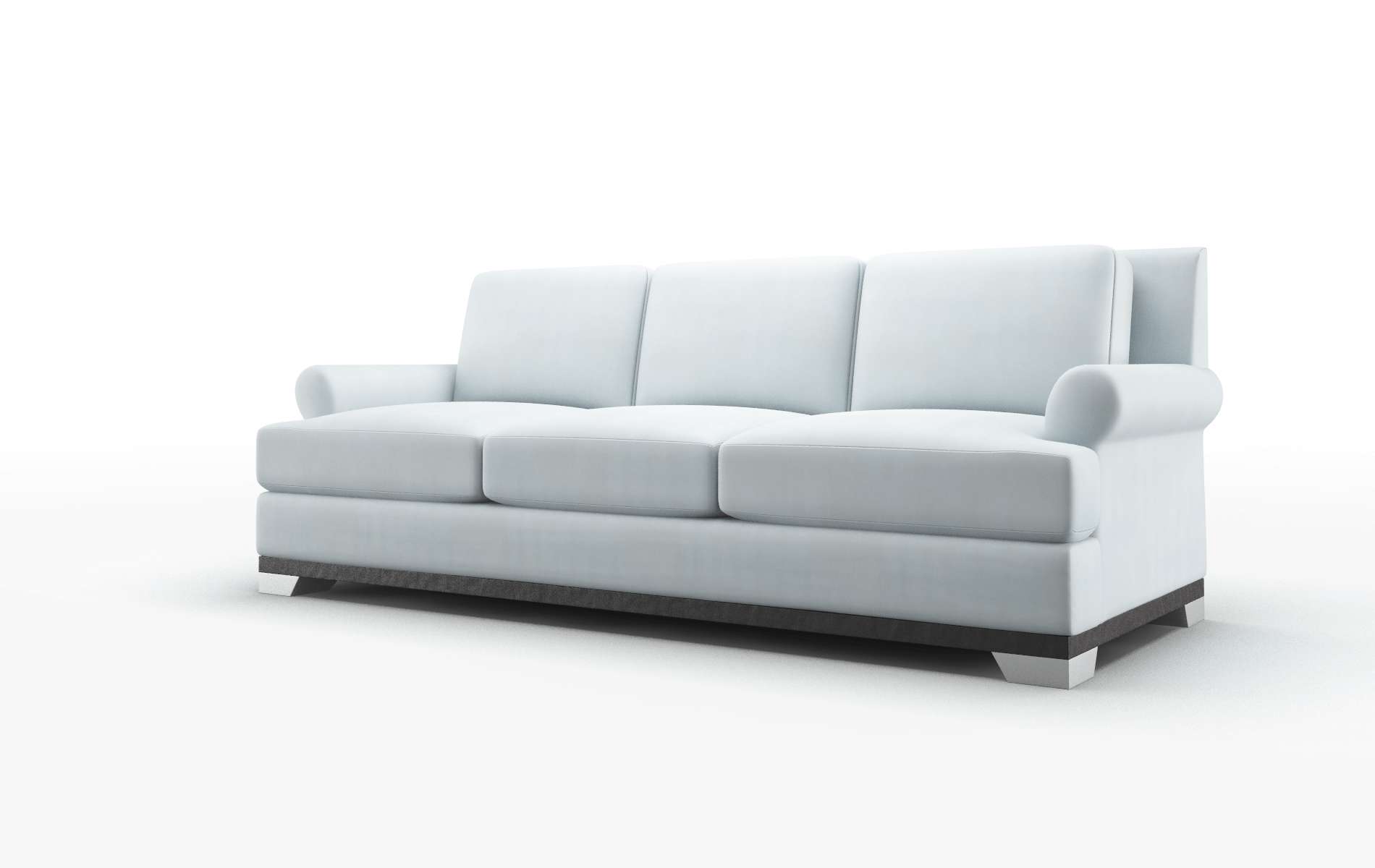 Newyork Hathaway Aqua Sofa espresso legs 4