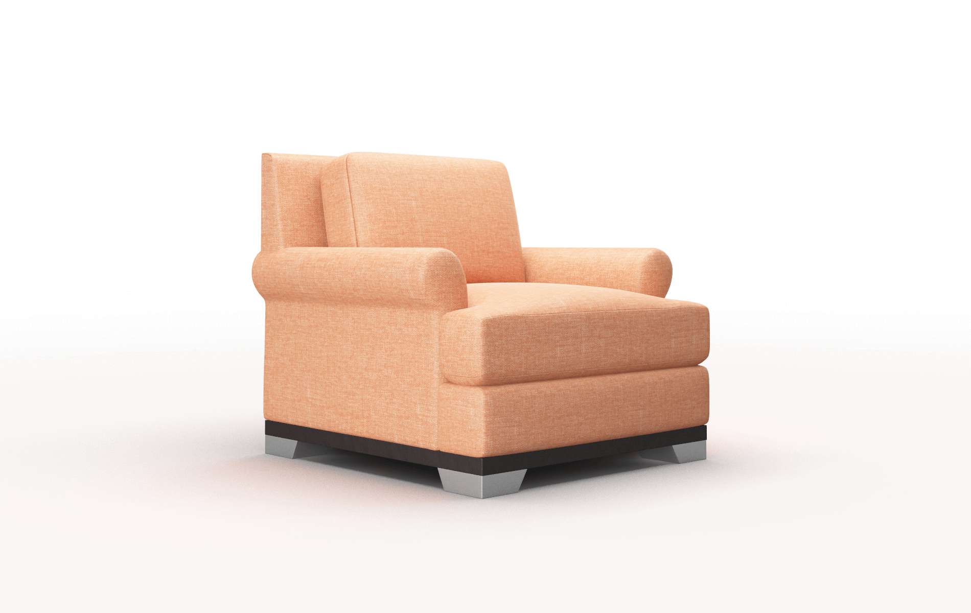 Newyork Hepburn Appricot Chair espresso legs 2