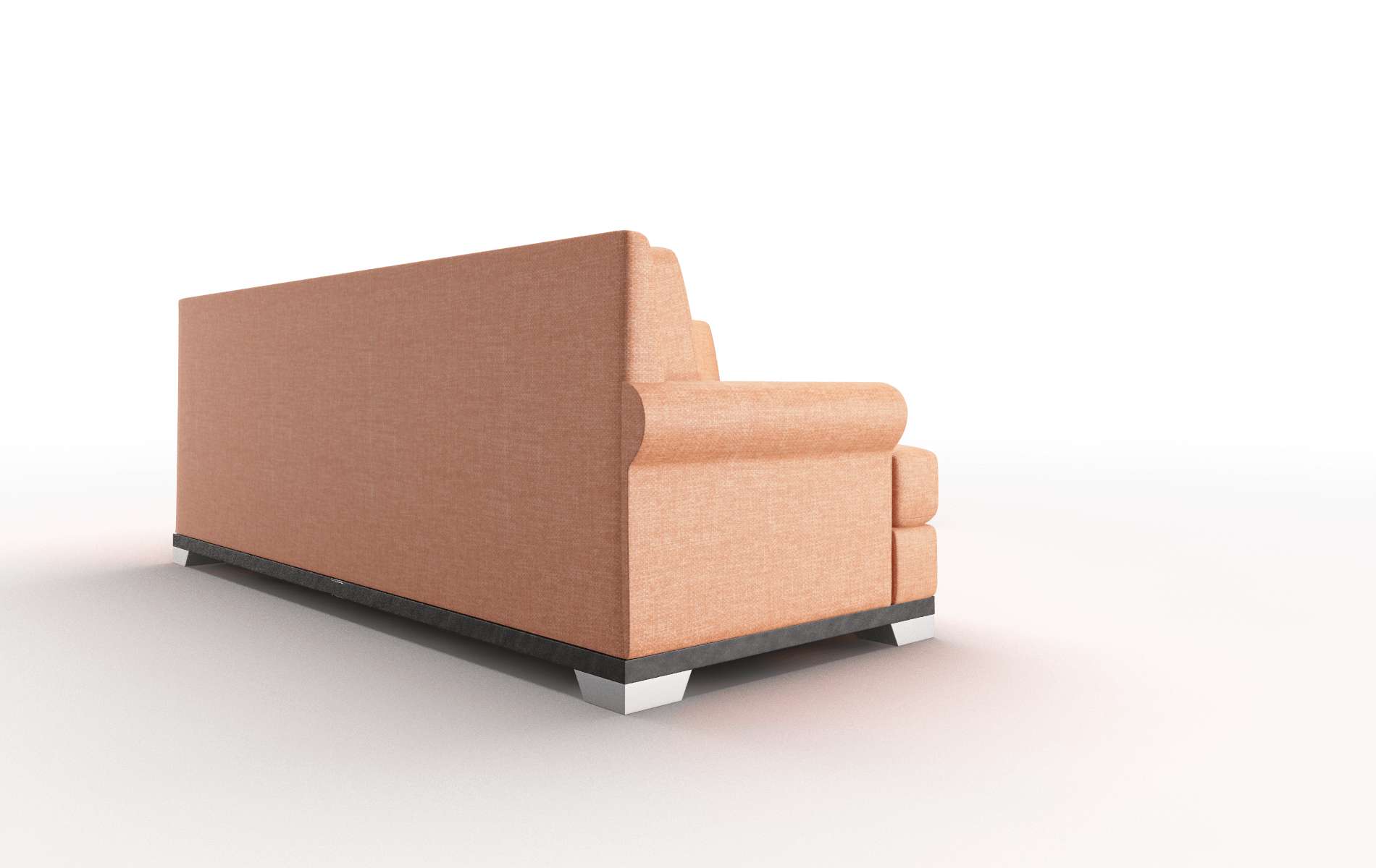 Newyork Hepburn Appricot Sectional espresso legs 3