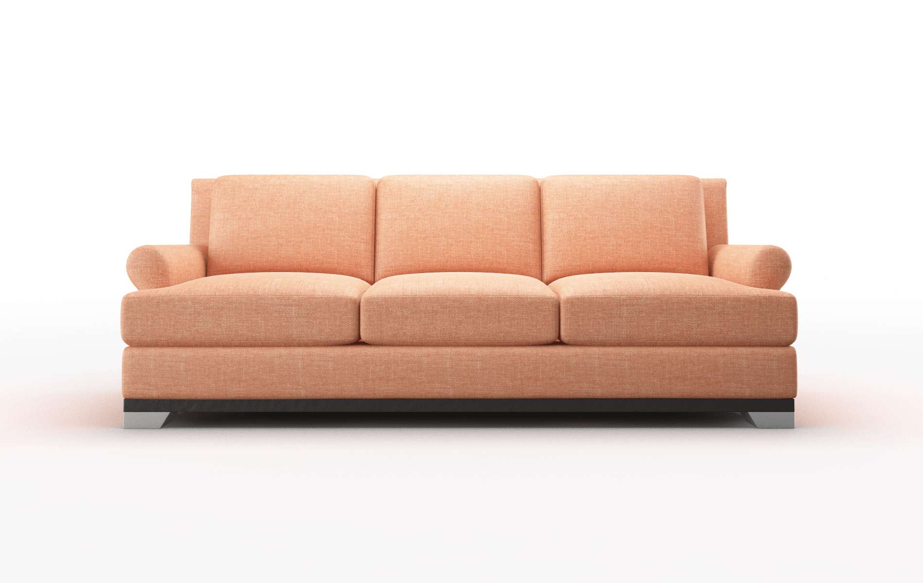 Newyork Hepburn Appricot Sofa espresso legs 1