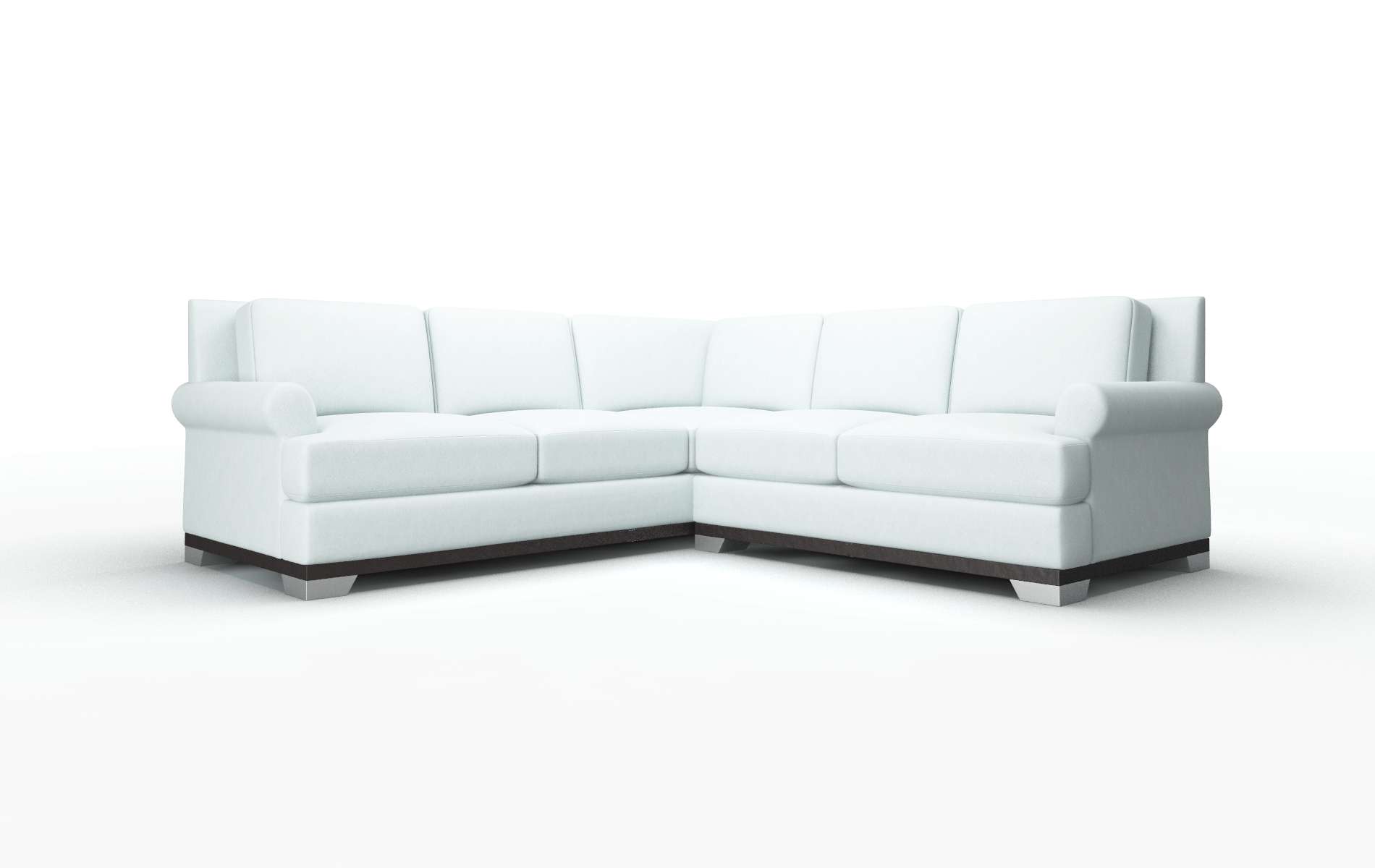 Newyork Hepburn peridot Sectional Espresso Legs  1