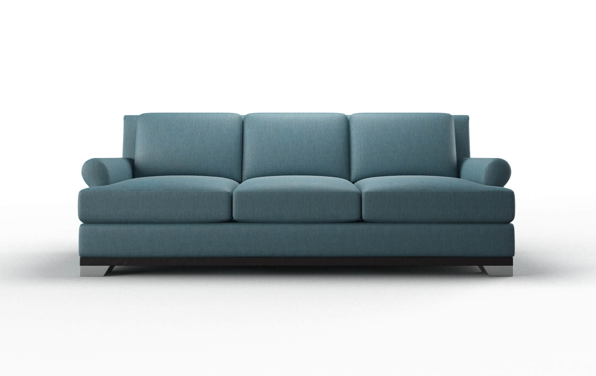 Newyork Hepburn teal Sofa Espresso Legs  1