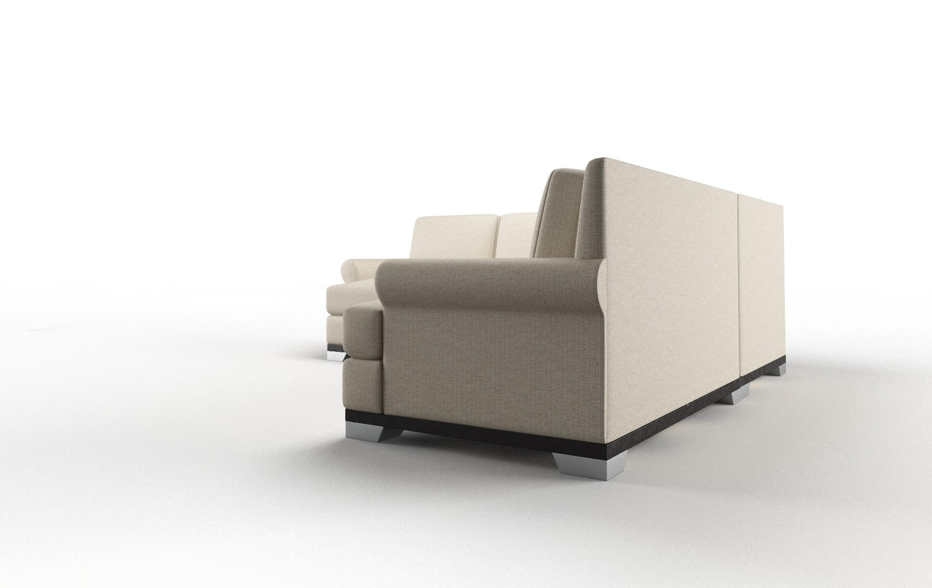 Newyork Insight Barley Sectional espresso legs 4