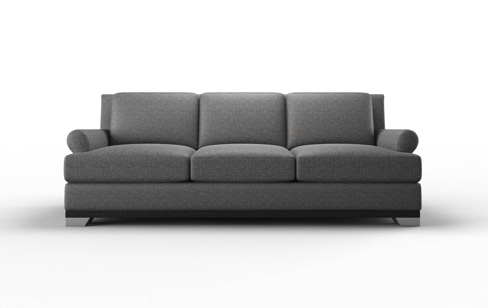 Newyork Insight Charcoal Sofa espresso legs 1