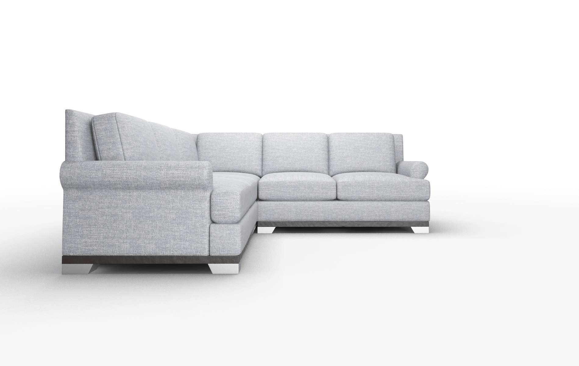 Newyork Keylargo Ash Sectional espresso legs 2