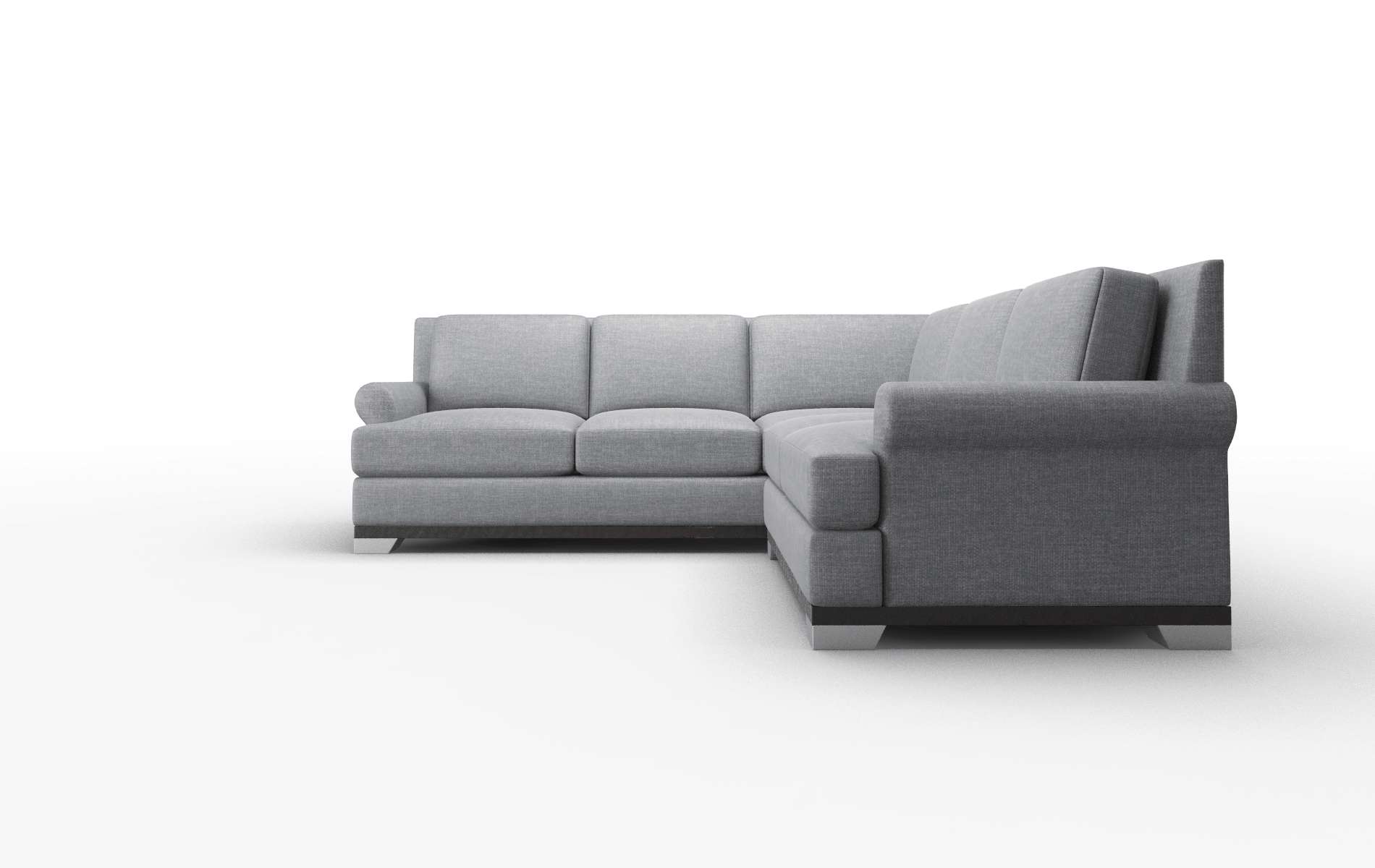 Newyork Keylargo Graphite Sectional espresso legs 5