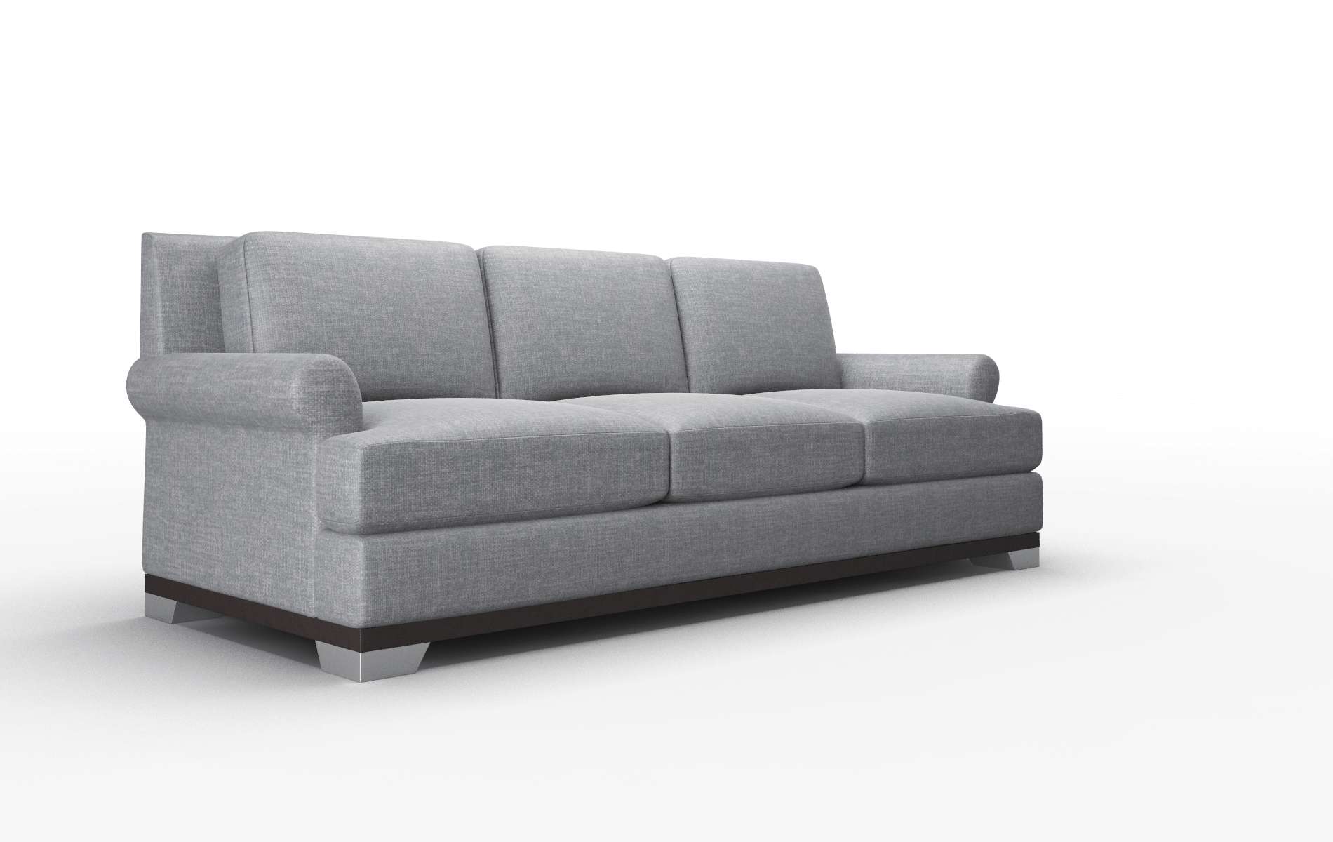 Newyork Keylargo Graphite Sofa espresso legs 2