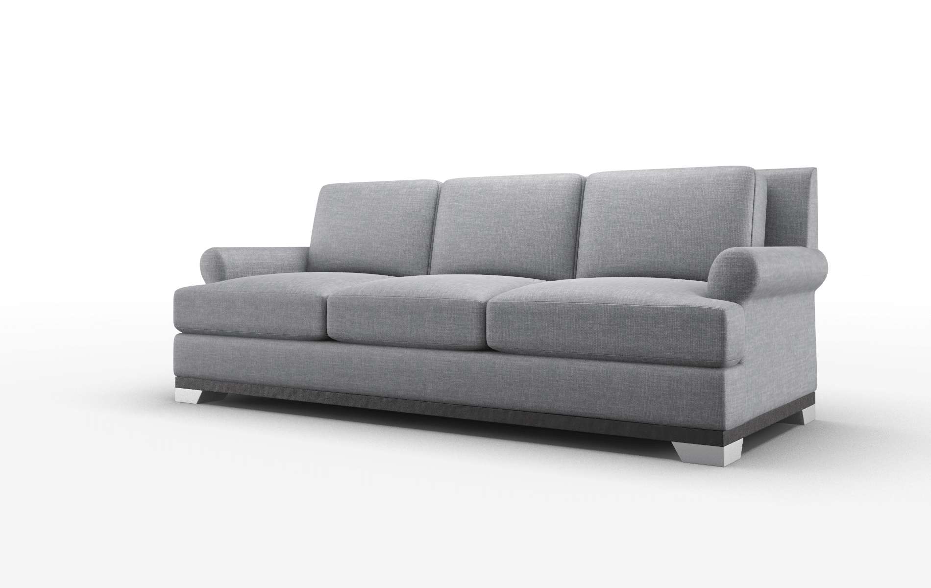 Newyork Keylargo Graphite Sofa espresso legs 4