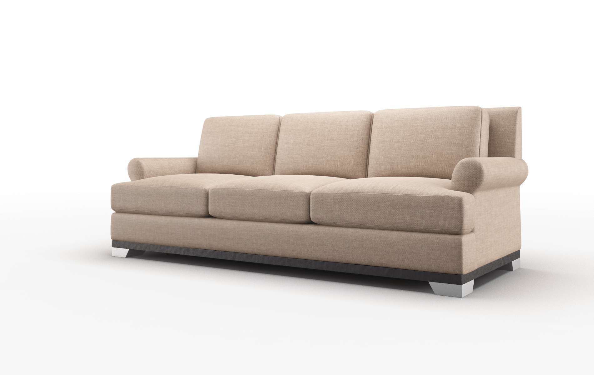 Newyork Keylargo Mink Sofa espresso legs 4